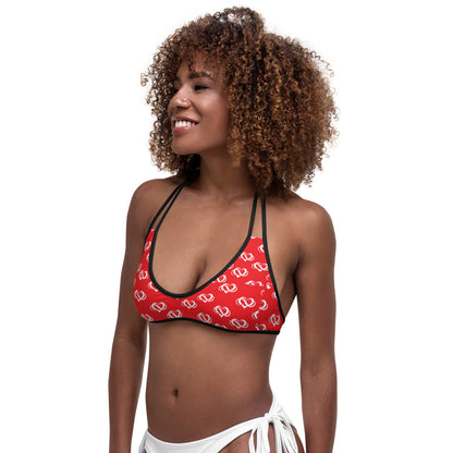 Poly Love Red Bikini Top