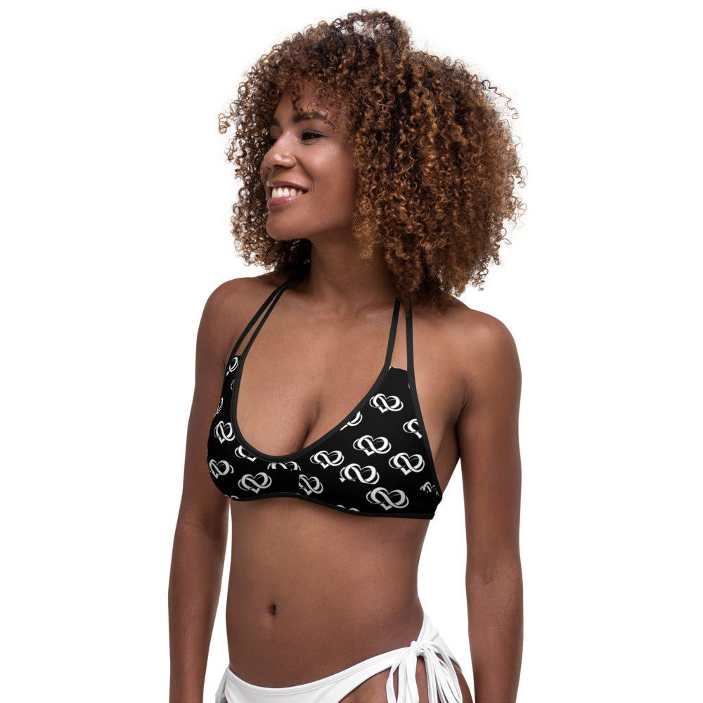 Poly Love Black Bikini Top