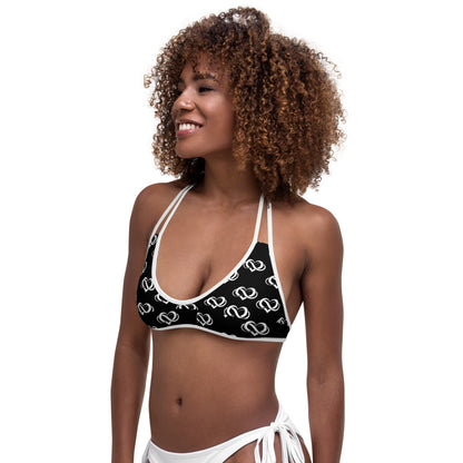 Poly Love Black Bikini Top