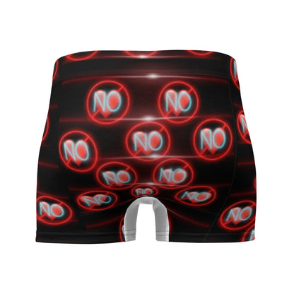No Love 3 White Boxer Briefs