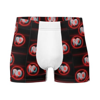 No Love 3 White Boxer Briefs