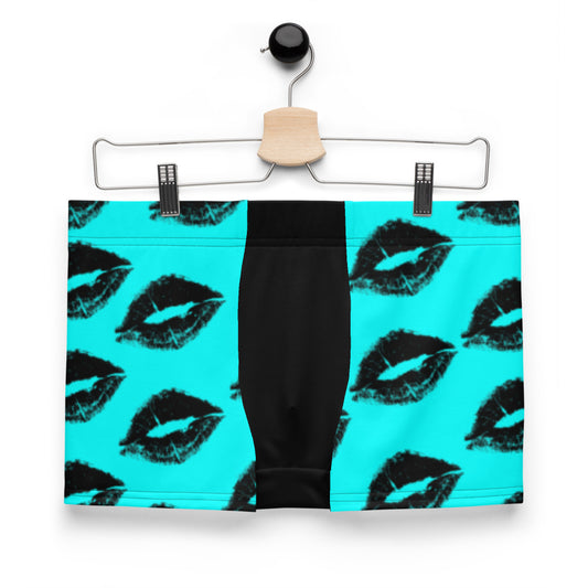 Kiss Me Blue Boxer Briefs