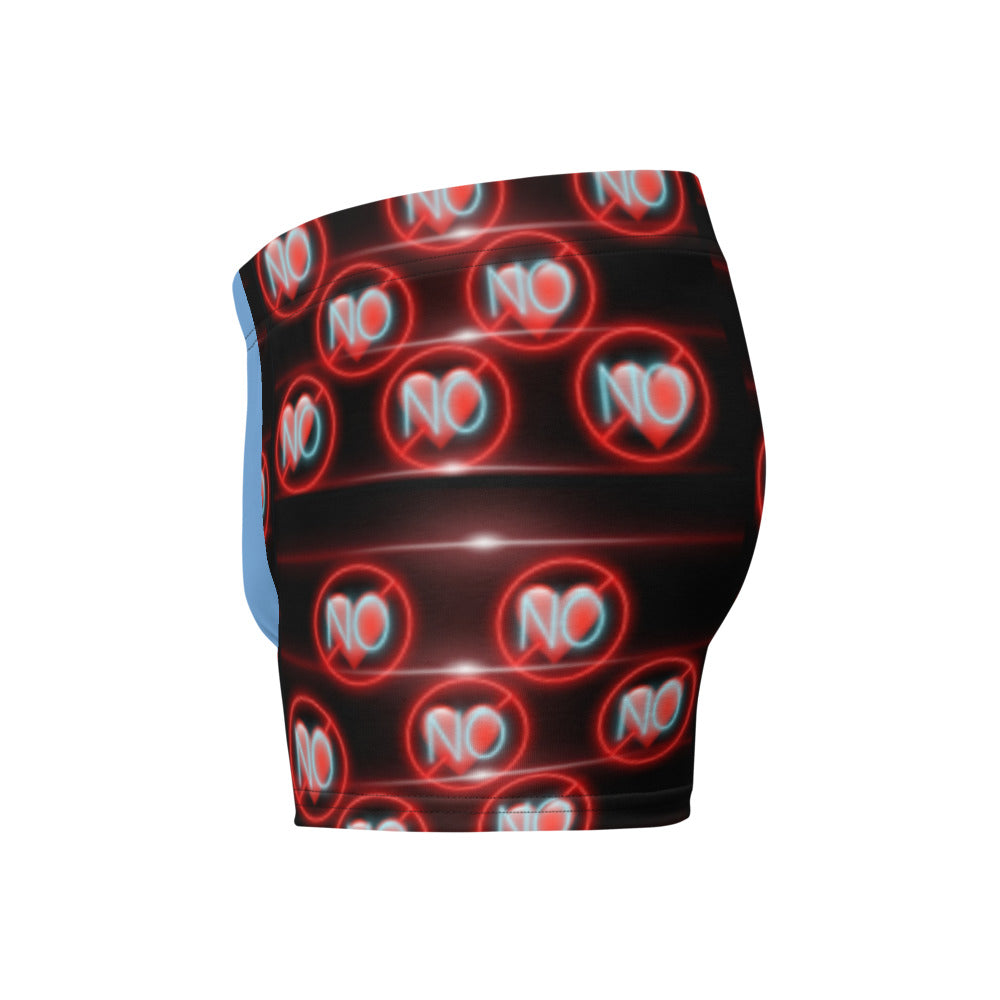 No Love 3 Deep Blue Boxer Briefs