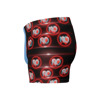 No Love 3 Deep Blue Boxer Briefs