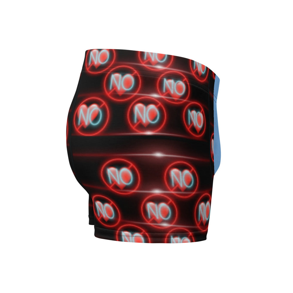 No Love 3 Deep Blue Boxer Briefs