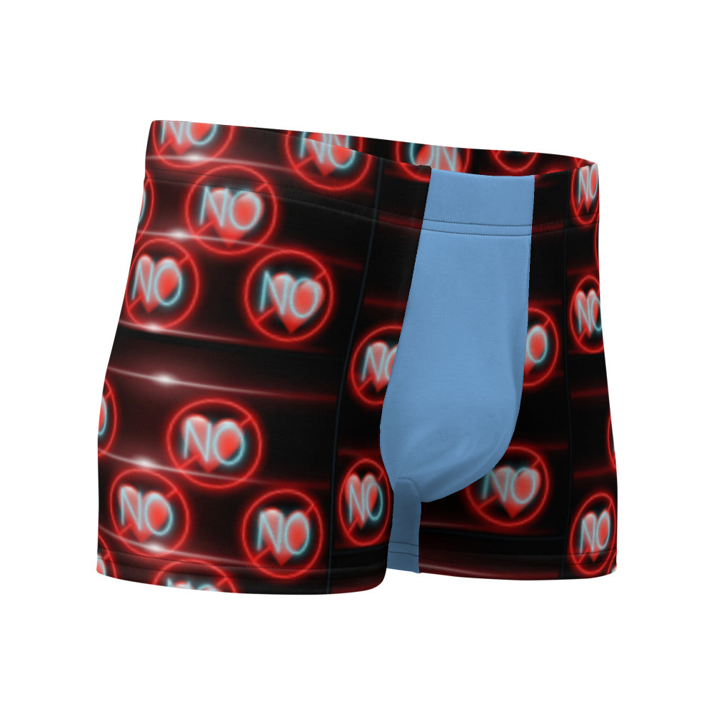 No Love 3 Deep Blue Boxer Briefs