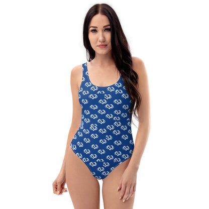 Poly Love Blue One-Piece Swimsuit