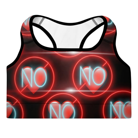 No Love 3 Padded Sports Bra