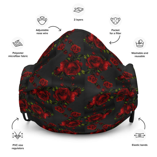 Red Roses mask