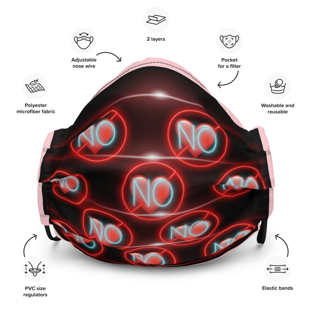 No Love 3 Pink Mask