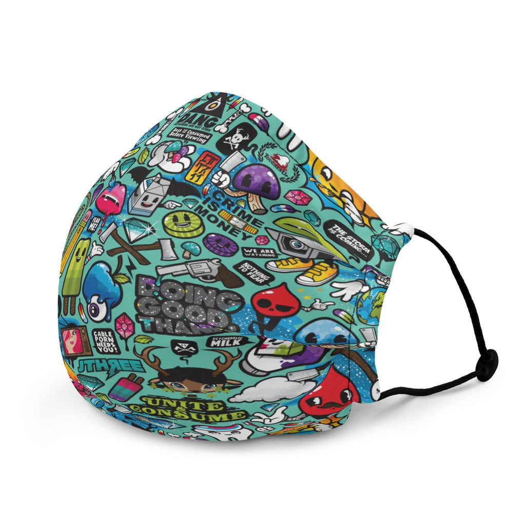 Cartoon Massacre mask