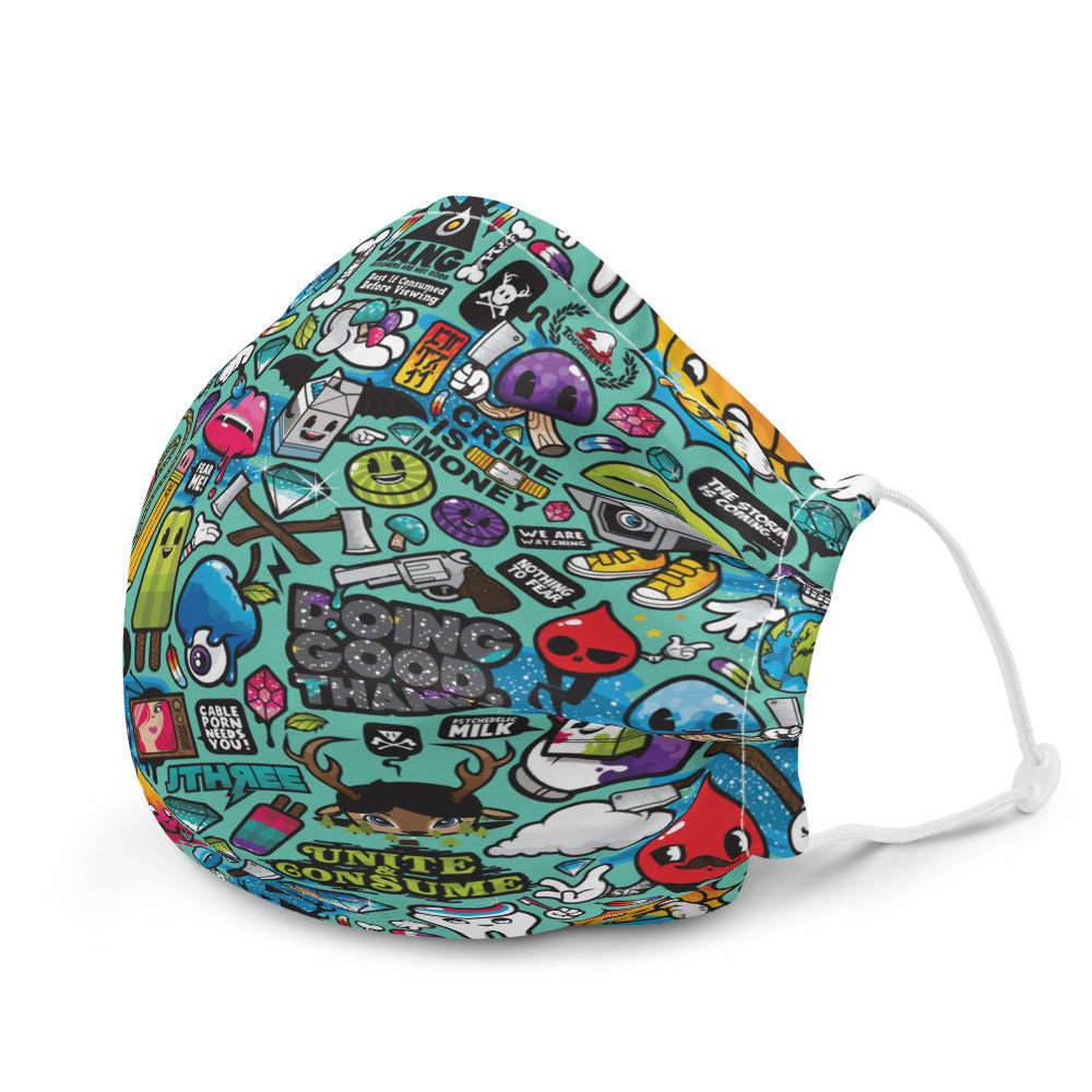 Cartoon Massacre mask