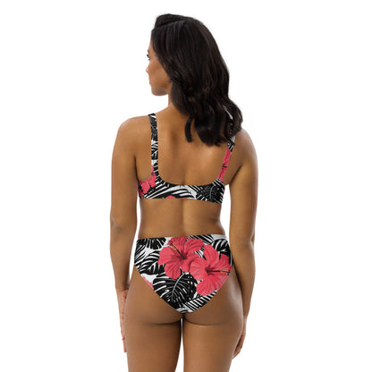 Hibiscus high-waisted bikini