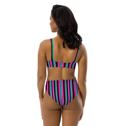Jazzy high-waisted bikini