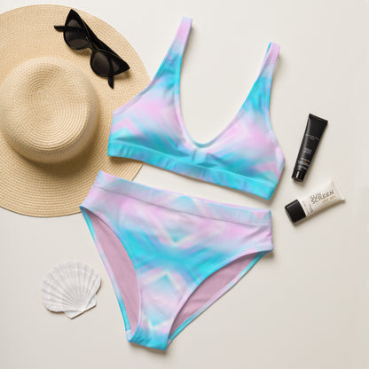 Cotton Candy K2 high-waisted bikini