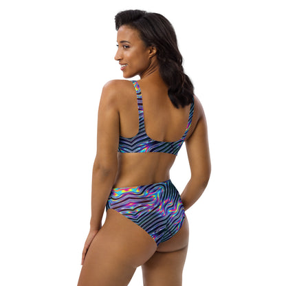 Reflection high-waisted bikini