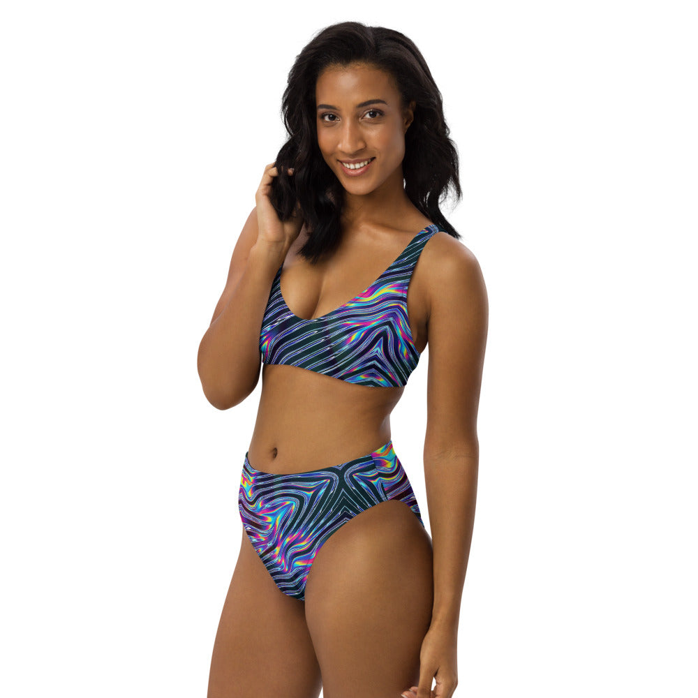 Reflection high-waisted bikini