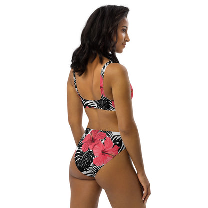Hibiscus high-waisted bikini