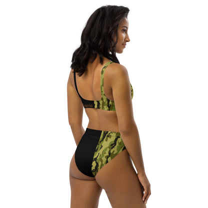 Camo 2 high-waisted bikini
