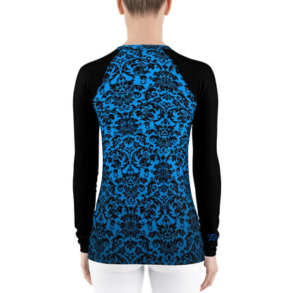 Chandelier Blue Women's Long Sleeve Dry Fit