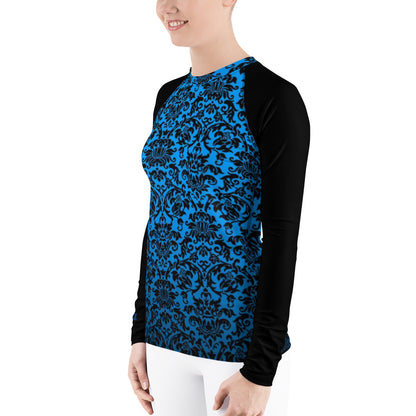 Chandelier Blue Women's Long Sleeve Dry Fit