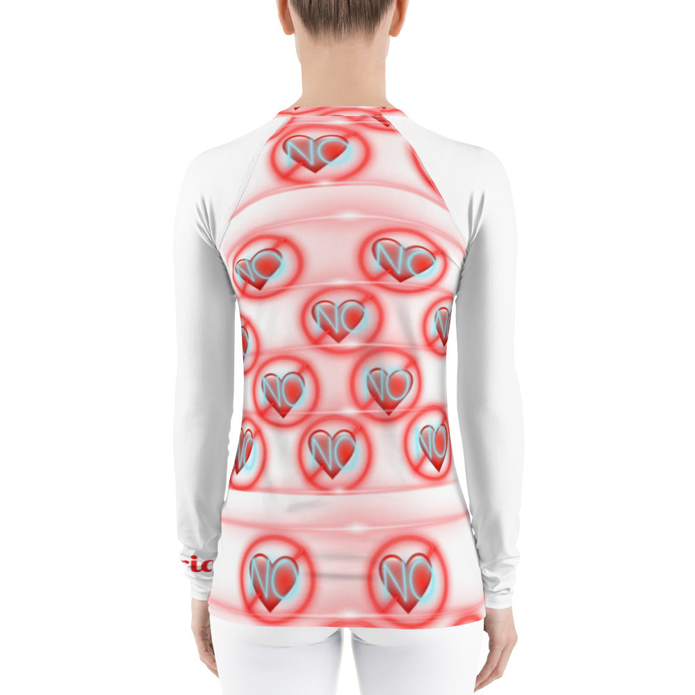 No Love 2 White Women's Dry Fit