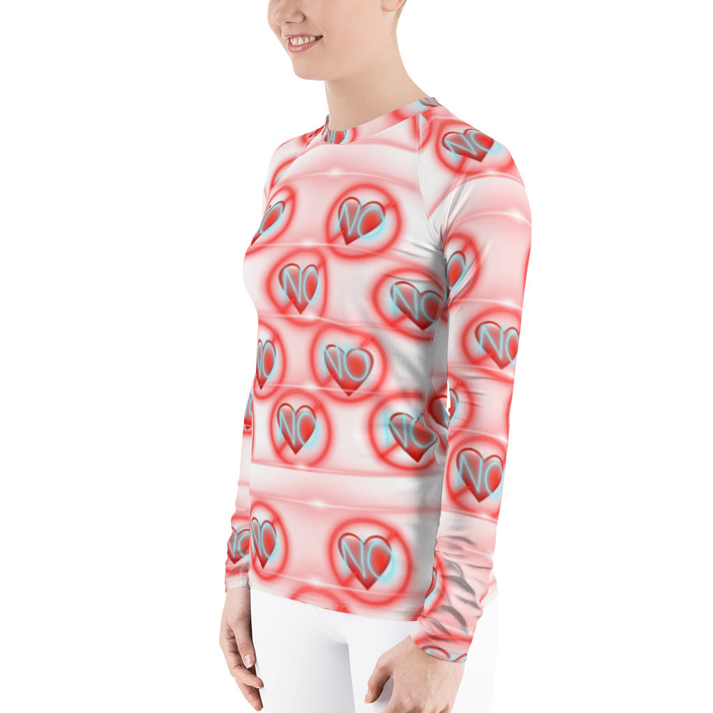No Love 2 White Women's Dry Fit 2