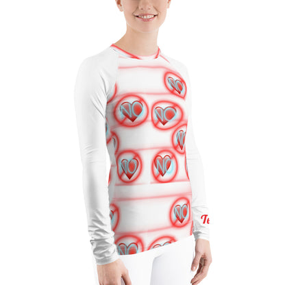 No Love 2 White Women's Dry Fit