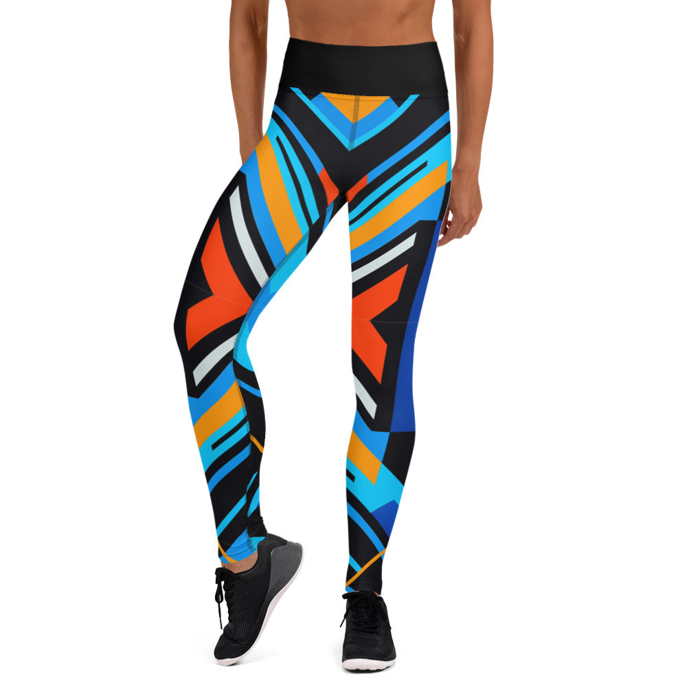 Aztec Blue Leggings
