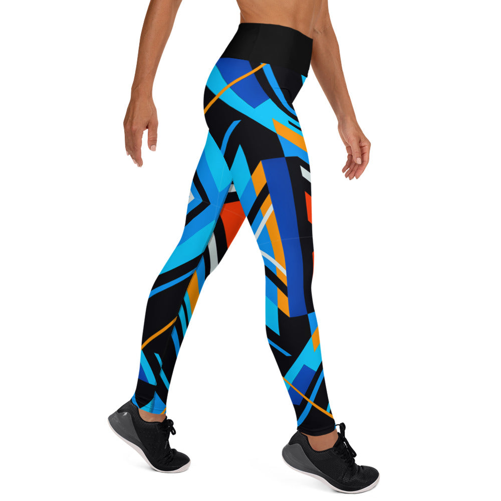 Aztec Blue Leggings