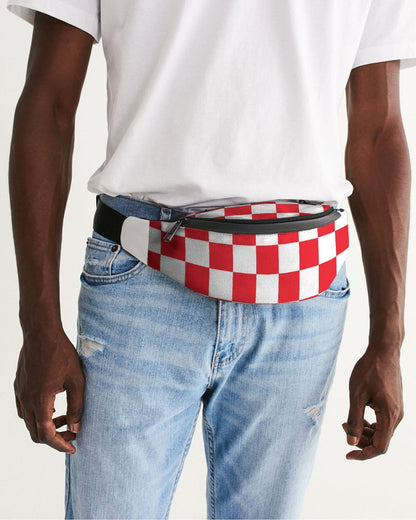 checkered Crossbody Sling Bag