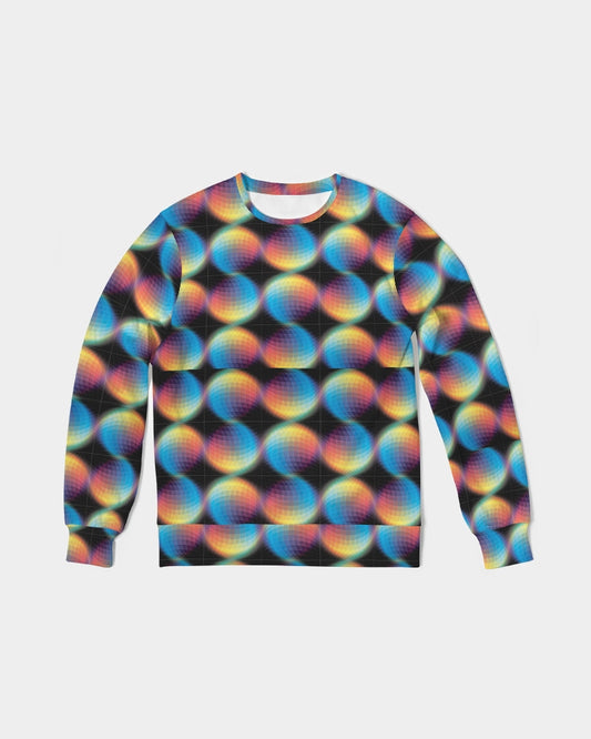Psychedelic  Men's Classic French Terry Crewneck Pullover