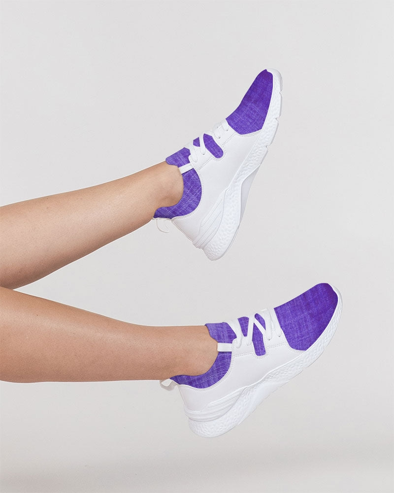 Violet  Women's Two-Tone Sneaker (white)