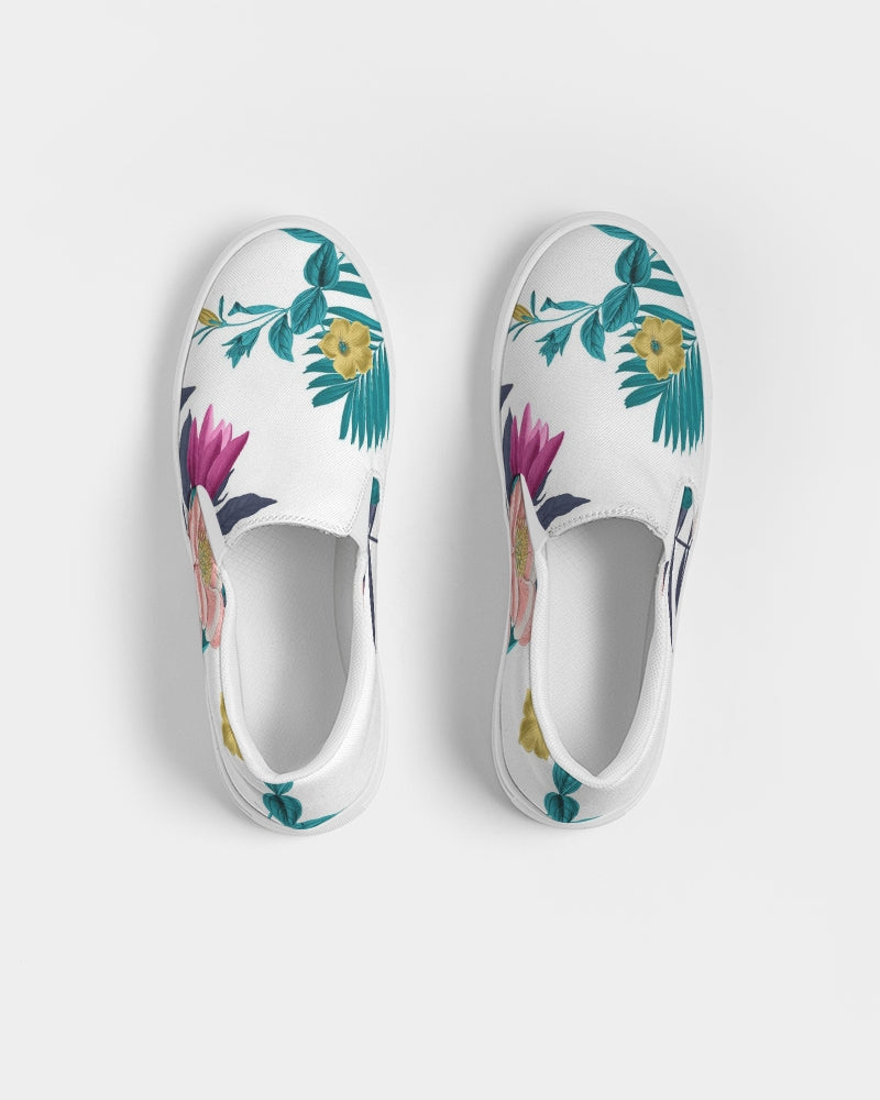 Warm Floral Women's Slip-On Canvas Shoe
