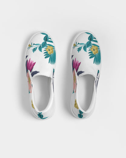 Warm Floral Women's Slip-On Canvas Shoe