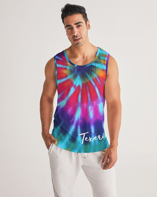 Tye Dye Men's Sports Tank