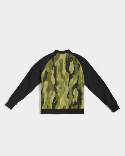 Camo 3 (green) Women's Bomber Jacket