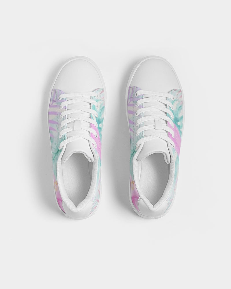 Spring Flowers Women's Faux-Leather Sneaker
