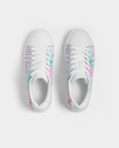 Spring Flowers Women's Faux-Leather Sneaker