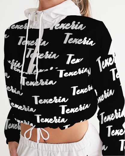 Texeria Monogram Women's Cropped Windbreaker