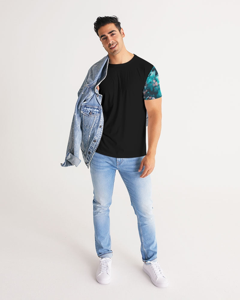 Teal Floral Men's Tee