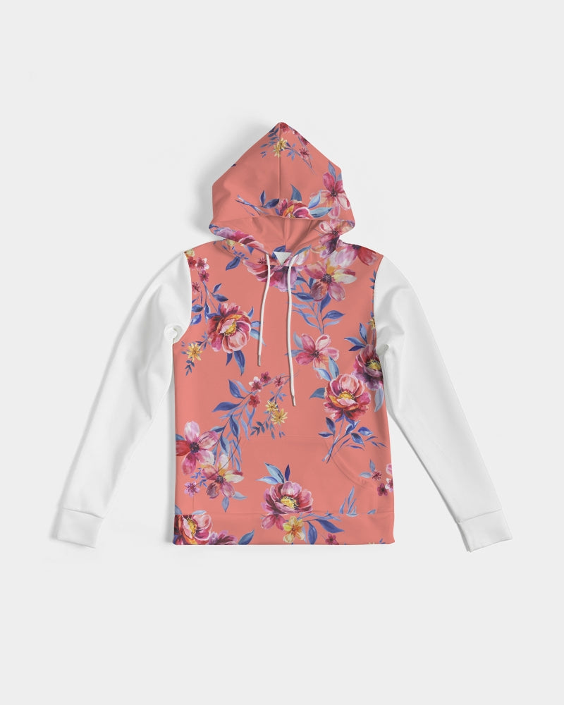 Peach Floral Women's Hoodie