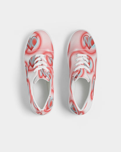 No love 2 Women's Lace Up Canvas Shoe
