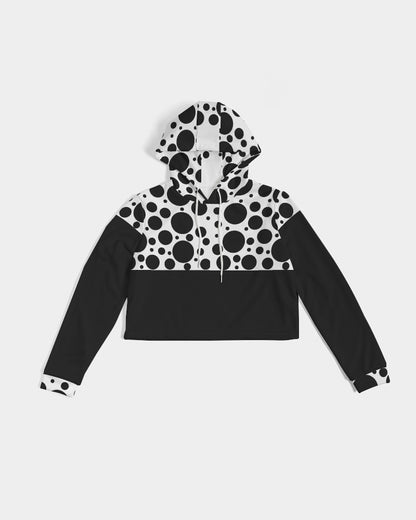 Dots Women's Cropped Hoodie