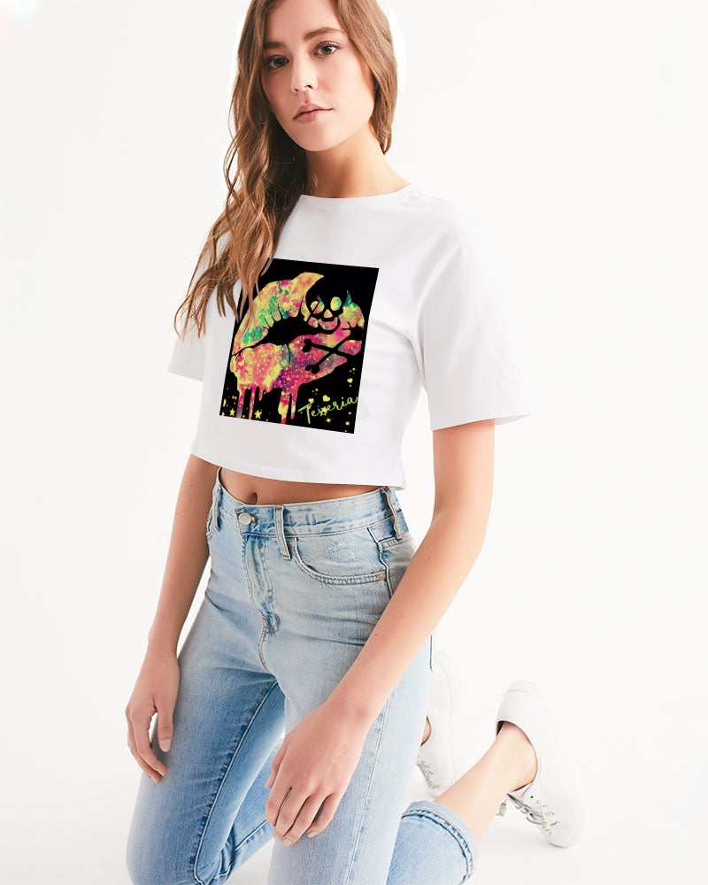 Poisonous kisses Women's Cropped Tee