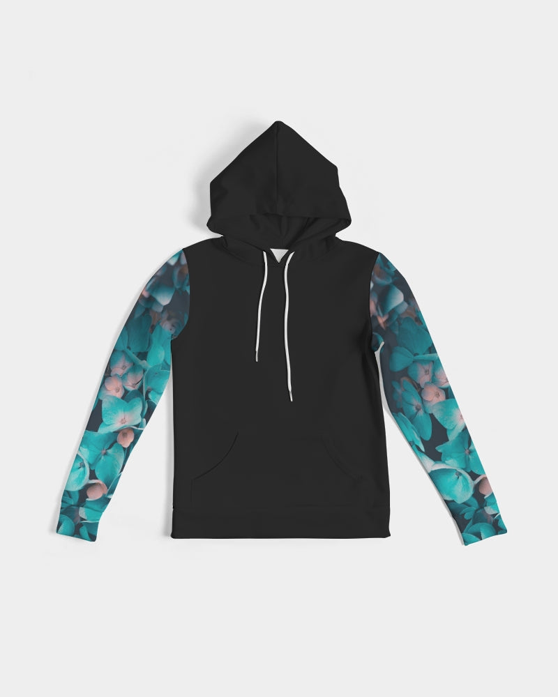 Teal Floral Women's Hoodie