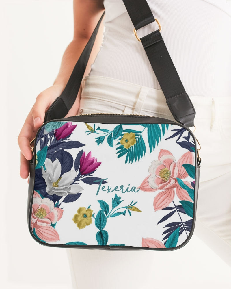 Warm Floral Crossbody Bag