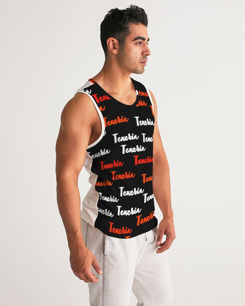 Texeria Monogram Red Men's Sport Tank
