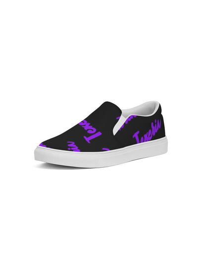 Texeria Monogram purple Women's Slip-On Canvas Shoe