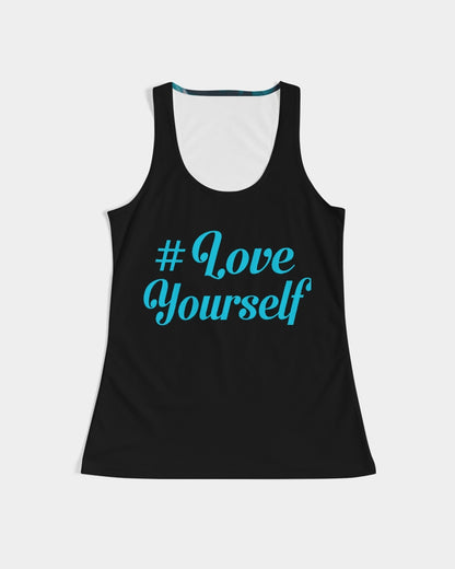Teal Floral Women's Tank